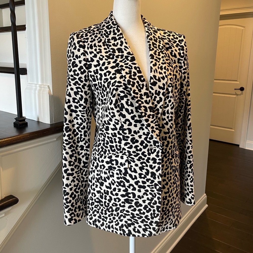 Talbots, Size 6, Leopard Print Blazer